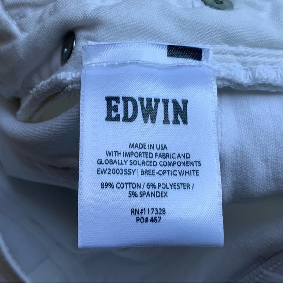 Edwin Optic White Denim - Picture 10 of 14